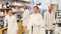 Neurology researchers in the lab